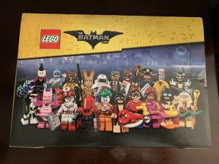 Lego Batman Movie Series Box Case Of 60 Minifigures 71017