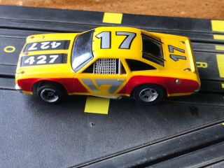 Vintage Ho Aurora Afx Slot Car Chevy Chevelle 17 427 Yellow & Red