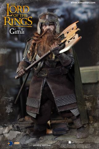 Asmus Collectible Toys Lord Of The Rings Gimli Action Figure 1/6 Scale