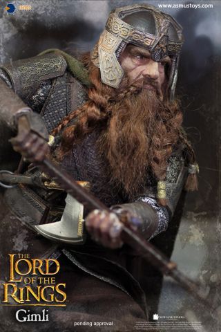 Asmus Collectible Toys Lord of the Rings GIMLI Action Figure 1/6 Scale 2