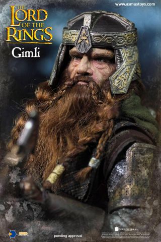 Asmus Collectible Toys Lord of the Rings GIMLI Action Figure 1/6 Scale 4