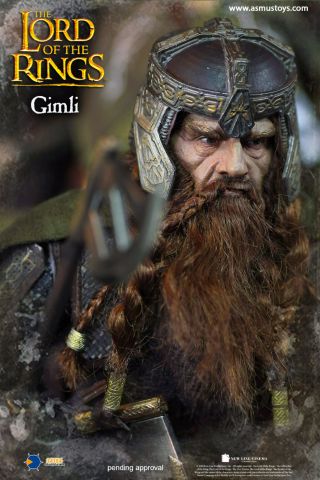 Asmus Collectible Toys Lord of the Rings GIMLI Action Figure 1/6 Scale 5