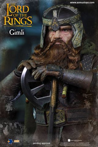 Asmus Collectible Toys Lord of the Rings GIMLI Action Figure 1/6 Scale 6
