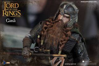 Asmus Collectible Toys Lord of the Rings GIMLI Action Figure 1/6 Scale 7
