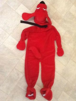 RUBIES Scholastic CLIFFORD THE BIG RED DOG Costume Size Small 5