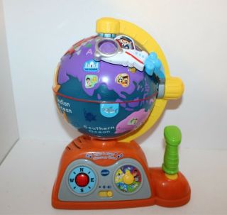 Vtech Light & Flight Discovery Globe Game System Kids Educational Toy