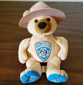 California Highway Patrol Limited Edition No.  2 Taylor Sports Stuffed Bear Plush