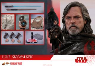 Hot Toys Luke Skywalker Star Wars Last Jedi REG 1/6 Scale Figure Double Boxed 8