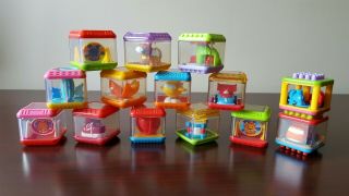 Fisher Price Random Peek - A - Blocks Baby Toddler Child Preschool Interactive Toy