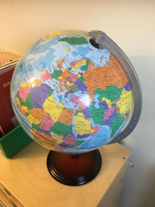 Lakeshore Learning World Globe Classroom Rotating