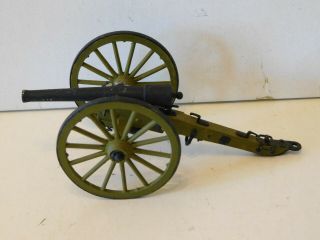 Old 1980s Painted Lead,  54mm American Civil War Parrott Gun Artillery Cannon 4