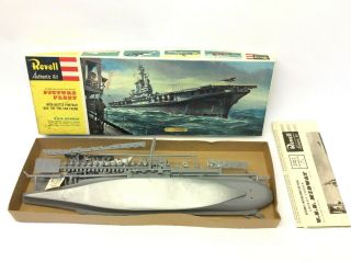 Revell Authentic Kit Uss Midway Giant Carrier 21.  5” Long Model Ship Parts