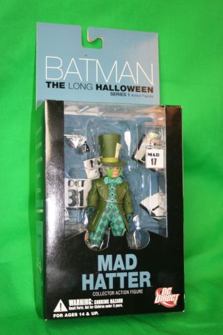 The Mad Hatter,  Batman: The Long Halloween Nib 2005 Dc Direct Gotham