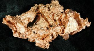 A Sculpted 100 Natural Native Copper Nugget Float From Michigan 60.  0gr