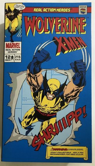 Real Action Heroes Wolverine Action Figure 1/6 Scale Medicom Marvel X - Men Misb