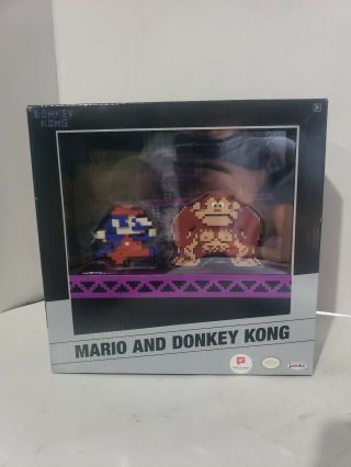 Jakks World Of Nintendo - 8 - Bit Mario And Donkey Kong Walgreens Exclusive