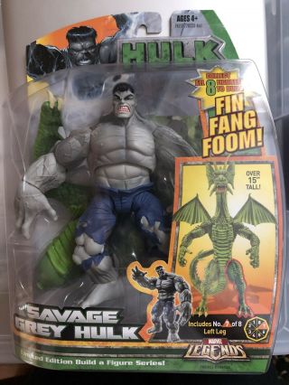 Marvel Legends Savage Grey Hulk Fin Fang Foom Series