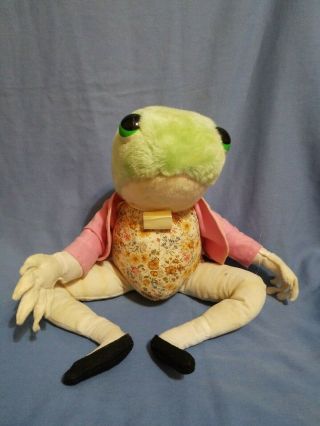 Vintage Beatrix Potter Mr.  Jeremy Fisher Frog Eden Toys Made In The Usa