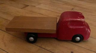 Antonio Vitali Red Wooden Truck Creative Playthings Vintage