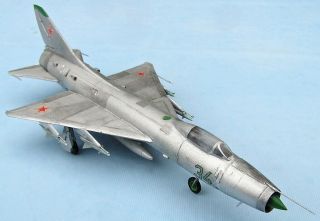 Sukhoi Su - 9b (t - 43) Fishpot,  Soviet Air Force,  Scale 1/72,  Hand - Made Plastic Model