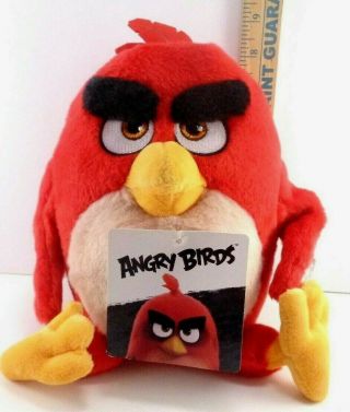 Angry Birds Movie Red Talking Bird 11 " Plush Stuffed Animal Says Many Phrases