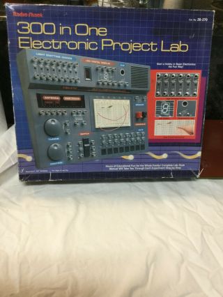 Radio Shack 28 - 270 Science Fair 300 In One Electronic Project Lab In Orig Box
