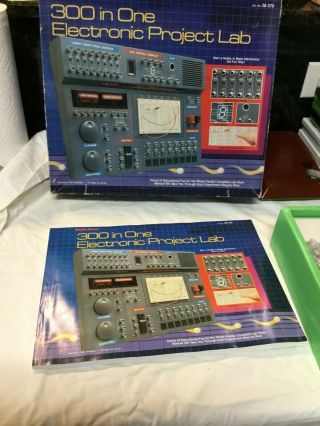 Radio Shack 28 - 270 Science Fair 300 in One Electronic Project Lab in Orig Box 2