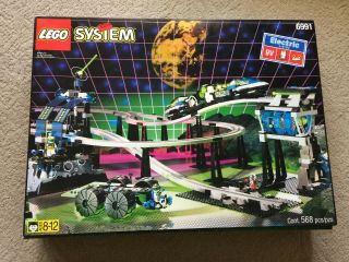 Lego System Set 6991 Monorail Transport Base W/ Instructions & Box - -