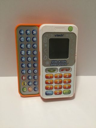 Vtech Slide & Talk Smart Phone Abc & Numbers Learning Boys & Girls Toys Games A2
