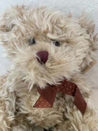 Russ Berrie Bears From the Past Stuffed Plush Radcliffe Shaggy Tan Teddy Bear 2