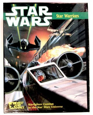 Star Wars Star Warriors West End Games 40201 Starfighter Combat Board Game 1987