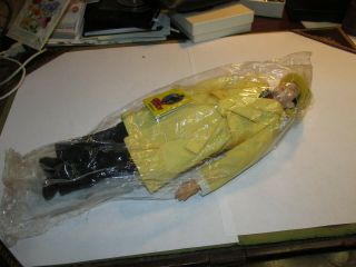 1990 Applause Dick Tracy Doll,  Figure With Tags 9 Inch,  In Bag