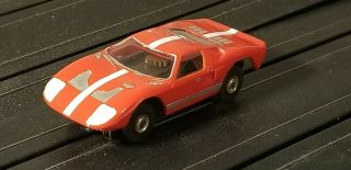 Slot Car / Aurora / Tjet / Ford Gt / Red / Christmas Tree Armature (grn Red Grn)
