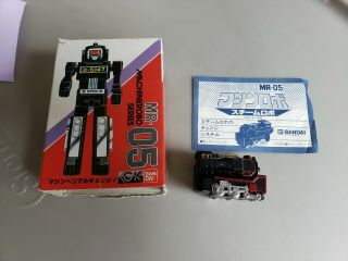 Vintage Machine Robo Series Japan Bandai Popy 1982 MR - 05 Gobots Toy w/ Box 2