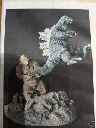 King Kong Vs Godzilla 1962 Little Swing Figure Model Resin Kit