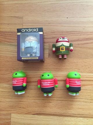 Android Mini Collectible Figure Google Googler In Training & Rosalind Franklin