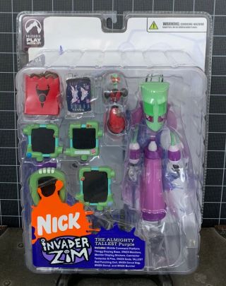 Almighty Tallest Purple Series One Of Doom 2004 Palisades Toys Invader Zim