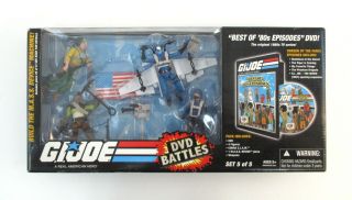 G.  I.  Joe Dvd Battles Set 5 4 Figure Pack Best Of 80s Mass Device 25th Alpine