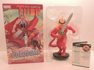 Marvel Heroclix Mighty Thor Booster Surtur G001 Colossal Figure Mib W/card