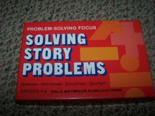 Solving Story Problems Cards - Math - Dale Seymour Publications Grades 4 - 6
