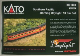 – Ends Sunday Kato Southern Pacific Daylight Passenger Train Sp