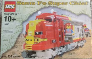 Lego Trains Santa Fe Chief 10020 Non - Limited Edition