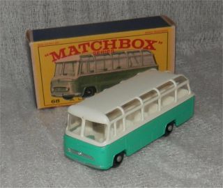 Scarce.  Turquoise.  1960s,  68 Mercedes,  Benz.  Coach,  Bus,  Bpw.  All