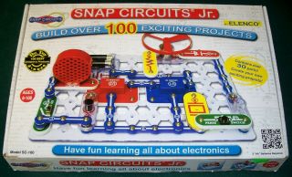 Elenco Snap Circuits Jr.  Sc - 100 Electronic Snap Kit - 100 Projects