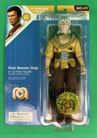 Mego Star Trek Khan Noonien Singh 8 Inch Action Figure Sci - Fi Wave 7 Low 218