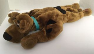 Large Talking Scooby Doo Hug Me Pillow 26 " Laying Plush Flat Stuffed Animal