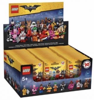 Lego Batman Movie Series Box Case Of 60 Minifigures 71017