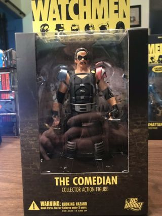 Dc Comics Watchmen Movie The Comedian Collector Action Figure,  Series 2