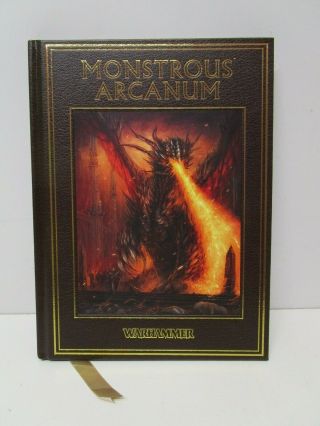 Warhammer Monstous Arcanum Hard Cover Book