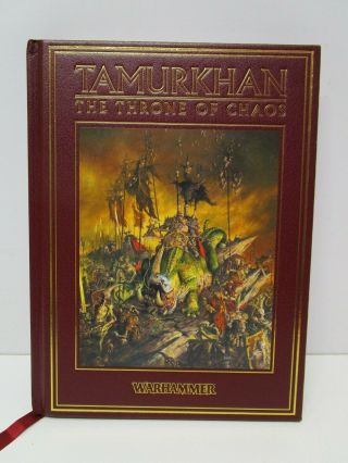 Warhammer Tamurkhan The Throne Of Chaos Hard Cover Book